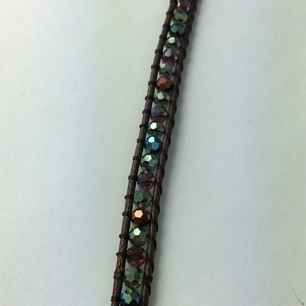 NEW Katie Soleil brown teal Wrap Bracelet - Picture 4 of 6